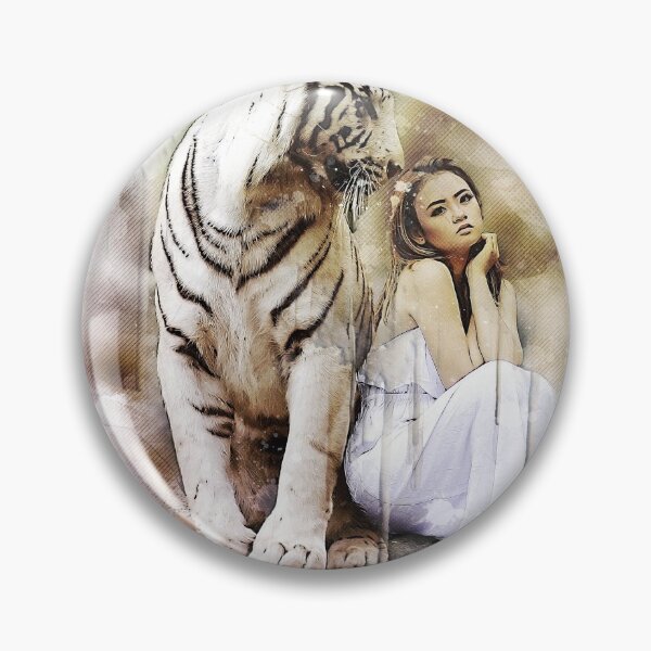 Item preview, Muay Thai Gym of Sagat, tiger, women, famme, tiger famme, blanch tiger designed and sold by goodshop1.