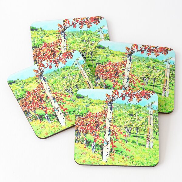 Item preview, Hortus Conclusus: vineyard with red leaves designed and sold by Giuseppe Cocco.