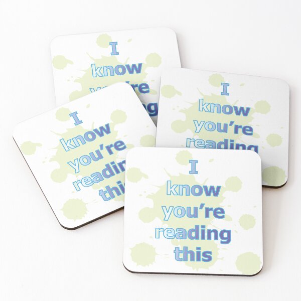 Item preview,  I know you're reading this designed and sold by CSouissi.