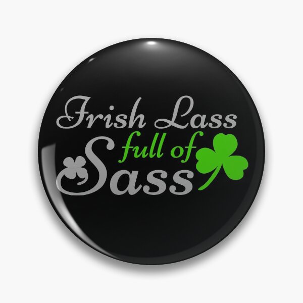 Item preview, Irish Lass Full of Sass Clover Design designed and sold by SweetAndSpice.