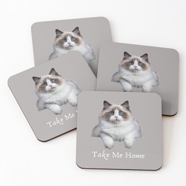 Item preview, Ragdoll Cat - Take Me Home Slogan designed and sold by Just-Cats.