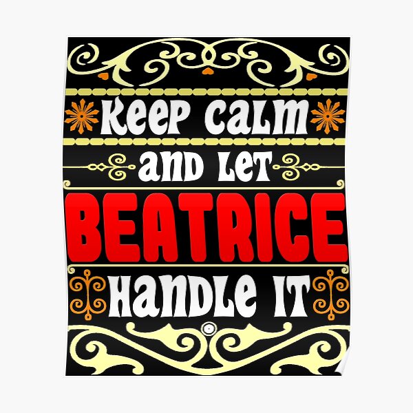 Birthday Beatrice Posters Redbubble