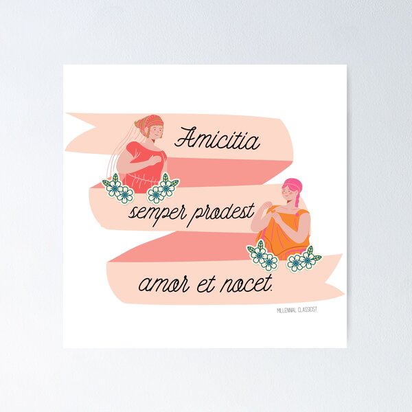 Item preview, Galentine's: Amicitia semper prodest amor et nocet designed and sold by MariaHaley.