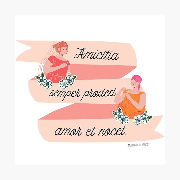 Item preview, Galentine's: Amicitia semper prodest amor et nocet designed and sold by MariaHaley.