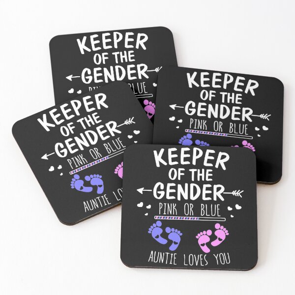 Artikelvorschau, Keeper of the gender pink or blue aunty loves you entworfen und verkauft von noahs-shop.