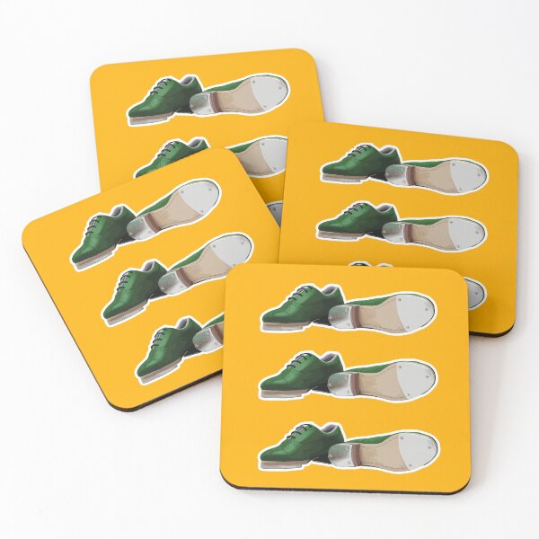 Item preview, tap dancing shoes green -  The best fun gift for any tap dancer! - tap dance art, #tapdanceart, tap fam designed and sold by TAP-DANCE-ART.