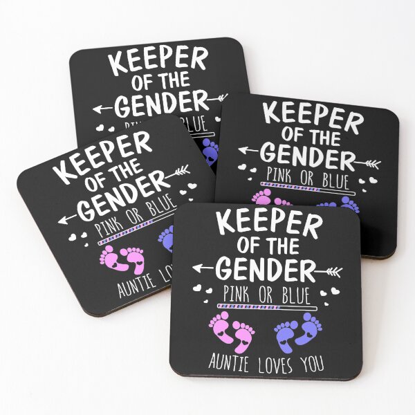 Artikelvorschau, Keeper of the gender pink or blue aunty loves you entworfen und verkauft von noahs-shop.