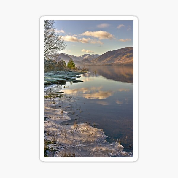 Borrowdale From Calfclose Bay (Derwentwater) Sticker