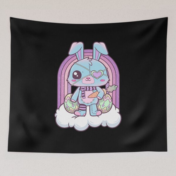 Item preview, Kawaii Pastel Goth Cute Creepy Occult Easter Rabbit designed and sold by cchiaw.