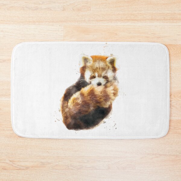 Item preview, Sleeping red panda in water colours designed and sold by felinefeelings.