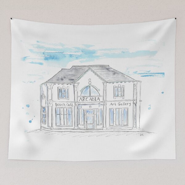Item preview, Arcadia Portrush drawing designed and sold by DebTheZeb.