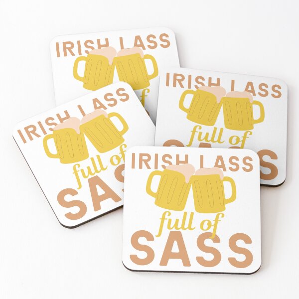 Item preview, Irish Lass Full of Sass Beer Design designed and sold by SweetAndSpice.