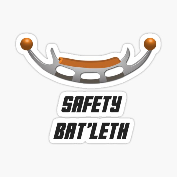 Parent and baby - Klingon Baby Batleth Sticker