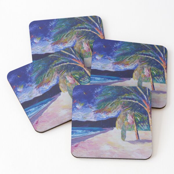 Item preview, Colorful Caribbean Dream Beach Island Bay designed and sold by artshop77.
