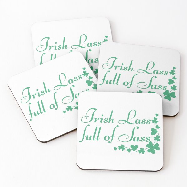 Item preview, Irish Lass Full of Sass Clovers Design designed and sold by SweetAndSpice.