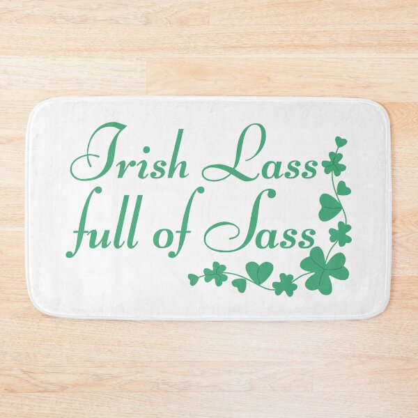Item preview, Irish Lass Full of Sass Clovers Design designed and sold by SweetAndSpice.