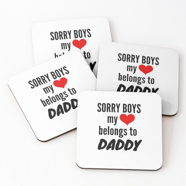 Item preview, Sorry Boys My Heart Belongs To Daddy Girls Valentines Day Gift designed and sold by thebreeze09.