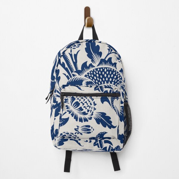 Item preview, Vintage Navy Blue Floral Pattern  designed and sold by newburyboutique.