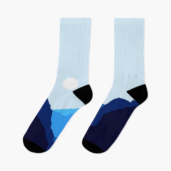 Item preview, Deep Blue Mountain Horizon Sunset designed and sold by Harry Draws Straws.