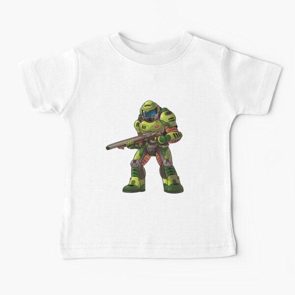 Doom Baby T Shirts Redbubble - roblox doomguy shirt