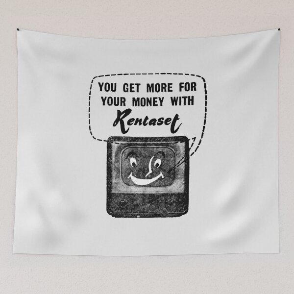 Item preview, TELEVISION RENTAL ADVERT designed and sold by ThrowbackAds.