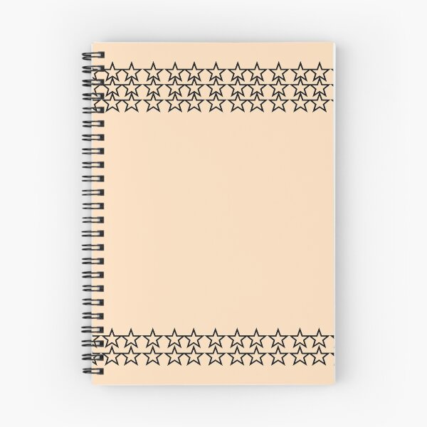 Item preview, Black Stars peach background designed and sold by Vicky Rodden.