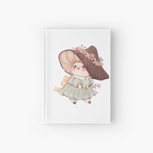 Cute Flower Mushroom Hardcover Journal