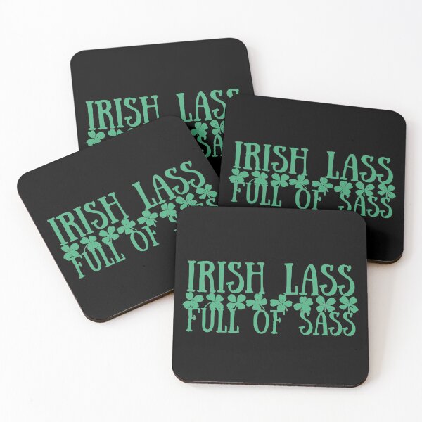 Item preview, Irish Lass Full of Sass Clovers Design 2 designed and sold by SweetAndSpice.