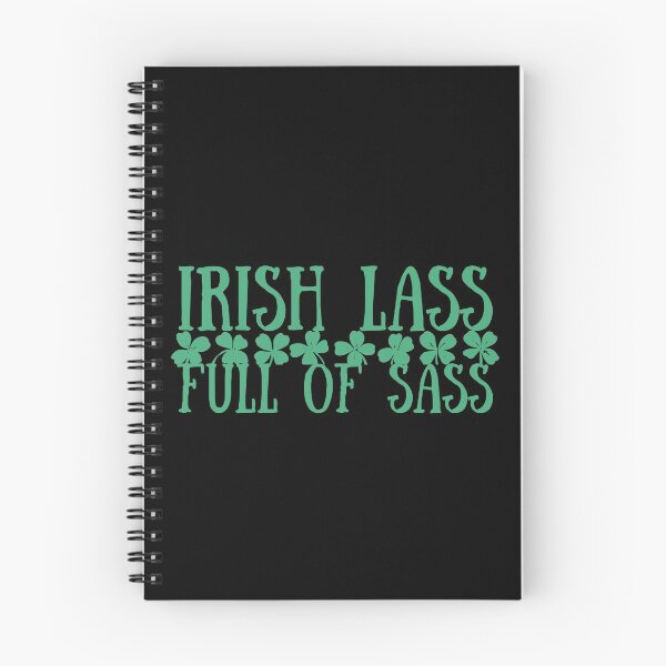 Item preview, Irish Lass Full of Sass Clovers Design 2 designed and sold by SweetAndSpice.