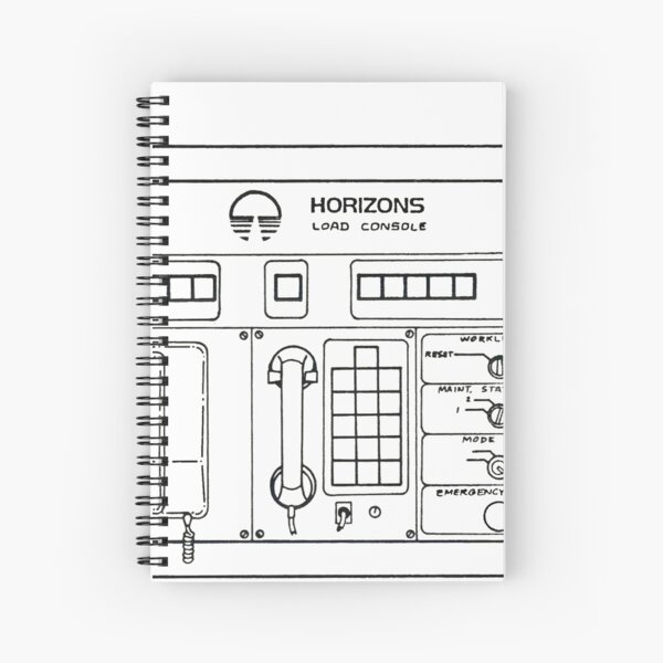 Horizons Load Console Control Panel Diagram from Epcot Spiral Notebook