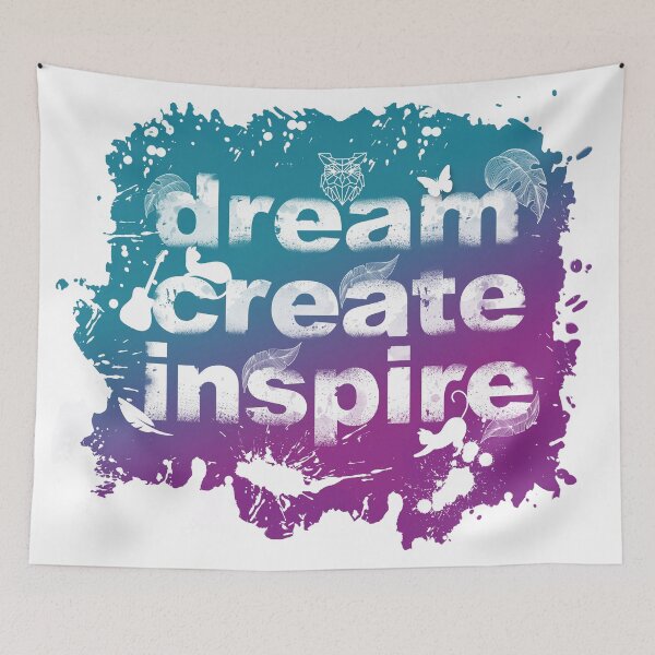 Item preview, Dream create inspire designed and sold by magenta-dream.