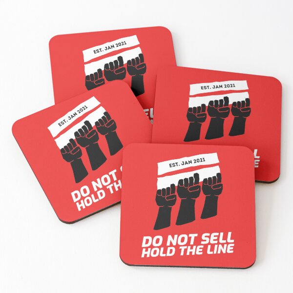 Item preview, Stockmarket do not sell hold the line designed and sold by Rainces.