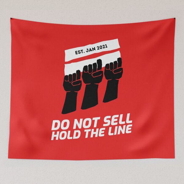 Item preview, Stockmarket do not sell hold the line designed and sold by Rainces.