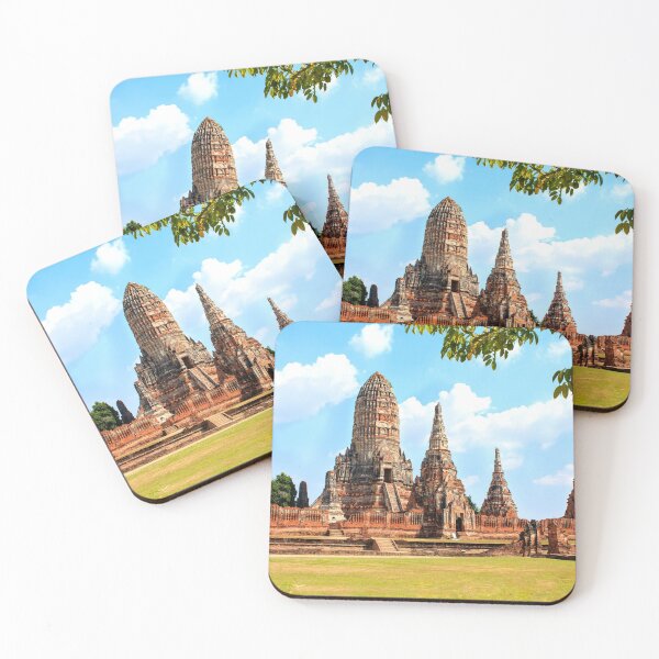 Item preview, temple Wat Chai Watthanaram in Ayutthaya, Thailand designed and sold by Rrrainbow.