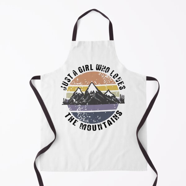 Item preview, just a girl who loves the mountains vintage sunset distressed designed and sold by baingraphics.