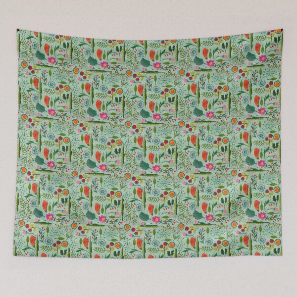 Item preview, Vintage Flower Pattern designed and sold by Drawnie.