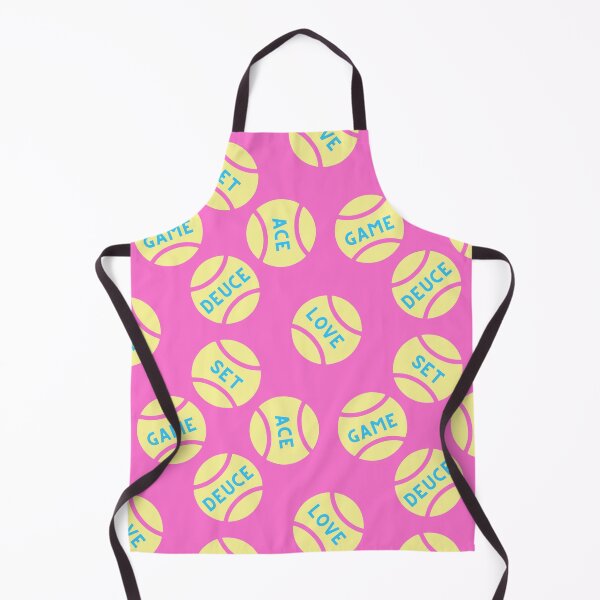 Item preview, Pastel yellow tennis balls pattern (pink) designed and sold by EvieWoj.