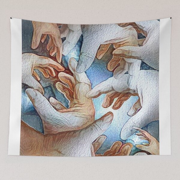 Item preview, Helping Hands of god -  Friendly Hands  of  creation renaissance style? designed and sold by Inspire-me-CYK.