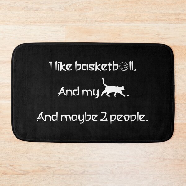 Item preview, I love basketball, my cat and 2 people. designed and sold by 2Girls1Shirt.