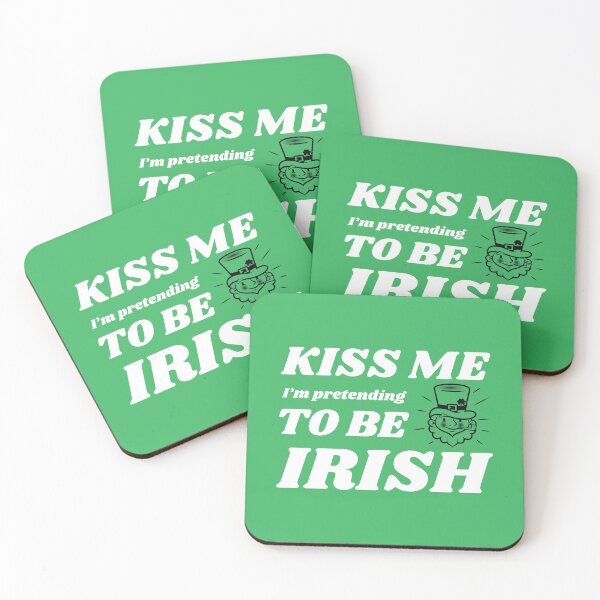 Item preview, Kiss me I'm pretending to be Irish designed and sold by Creative  Tagging.