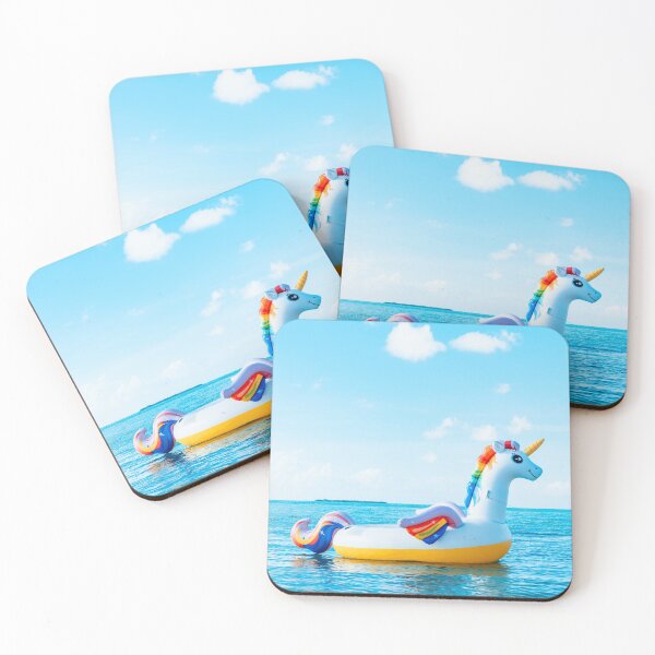 Item preview, Tropical Ocean Summer Unicorn Pool Float designed and sold by newburyboutique.