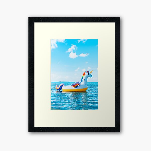 Item preview, Tropical Ocean Summer Unicorn Pool Float designed and sold by newburyboutique.