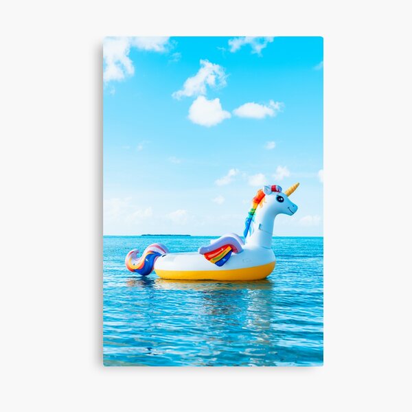 Item preview, Tropical Ocean Summer Unicorn Pool Float designed and sold by newburyboutique.