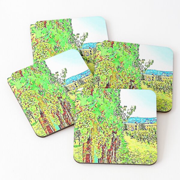 Item preview, Hortus Conclusus: vineyard and orchard with college designed and sold by Giuseppe Cocco.