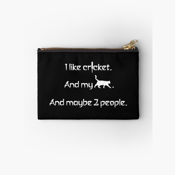 Item preview, I love cricket, my cat and 2 people. designed and sold by 2Girls1Shirt.