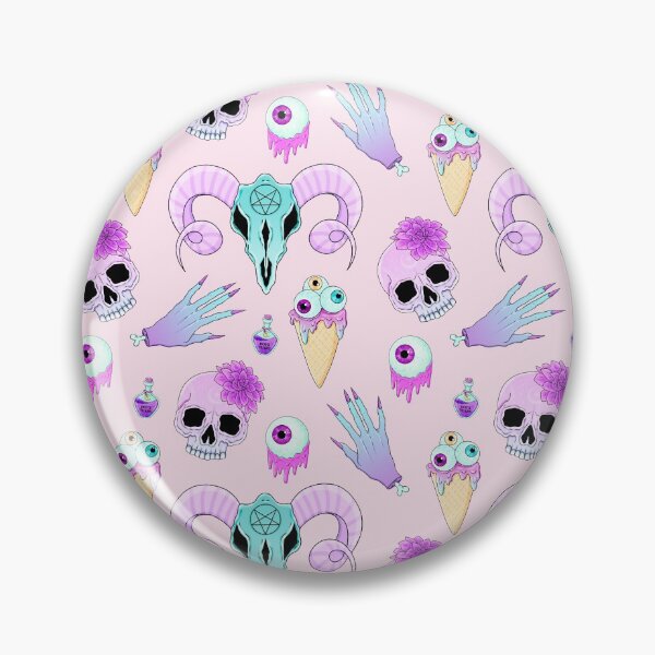 Item preview, Copy of Kawaii Pastel Goth Cute Creepy Occult Pattern designed and sold by cchiaw.