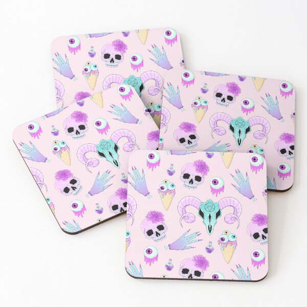 Item preview, Copy of Kawaii Pastel Goth Cute Creepy Occult Pattern designed and sold by cchiaw.