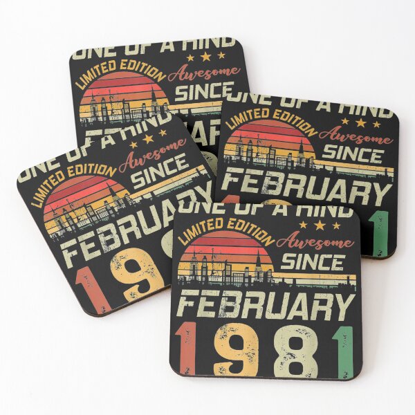 Item preview, Vintage February 1981 40 Years Old 40th Birthday Gift designed and sold by SEANPARKERAU.