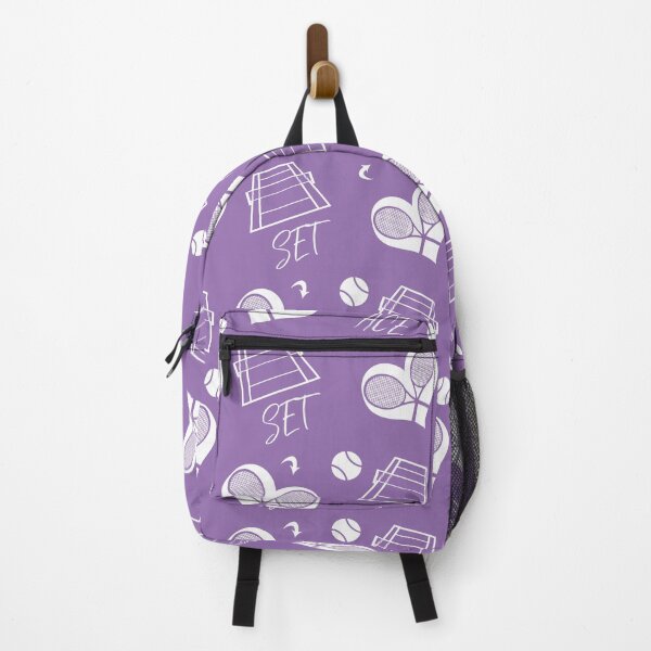 Item preview, Cute tennis pattern on lilac designed and sold by EvieWoj.