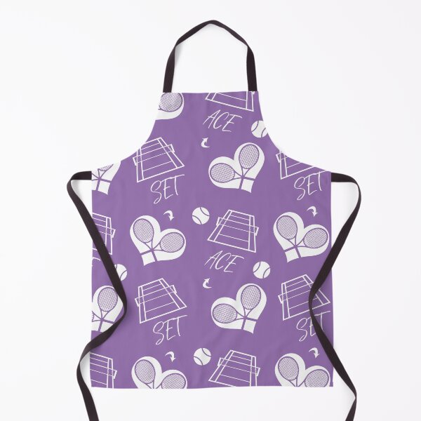 Item preview, Cute tennis pattern on lilac designed and sold by EvieWoj.